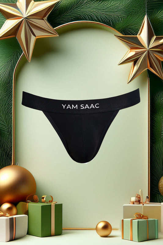Black Dual Thong
